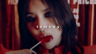 (g)i-dle - tomboy  ( 𝙨𝙡𝙤𝙬𝙚𝙙 & 𝙧𝙚𝙫𝙚𝙧𝙗 )