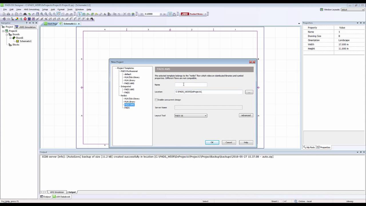How to Create a Project using PADS AMS - YouTube