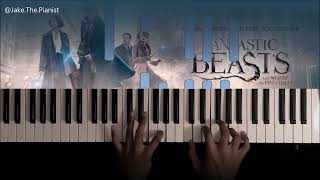 Fantastic Beasts - Newt Says Goodbye to Tina | PianoCover/SynthesiaTutorial