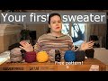How to knit your first sweater on the lk150  free pattern
