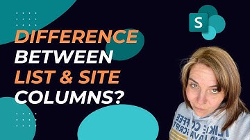 SharePoint - Difference between List columns and Site columns