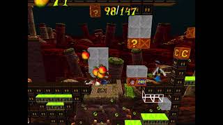 Crash Bandicoot: Back In Time Poisoned Artillery 100% (level made by @HunterXpro3000)