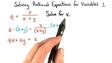 Solving Equations for Variables Isolating Terms - Visualizing Algebra