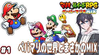 ペーパーマリオの世界とまさかのMIX！マリオ＆ルイージRPG