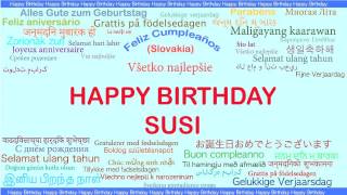 Susi   Languages Idiomas - Happy Birthday