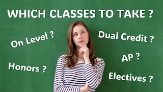 College Admissions  Level of Classes to Take during High School