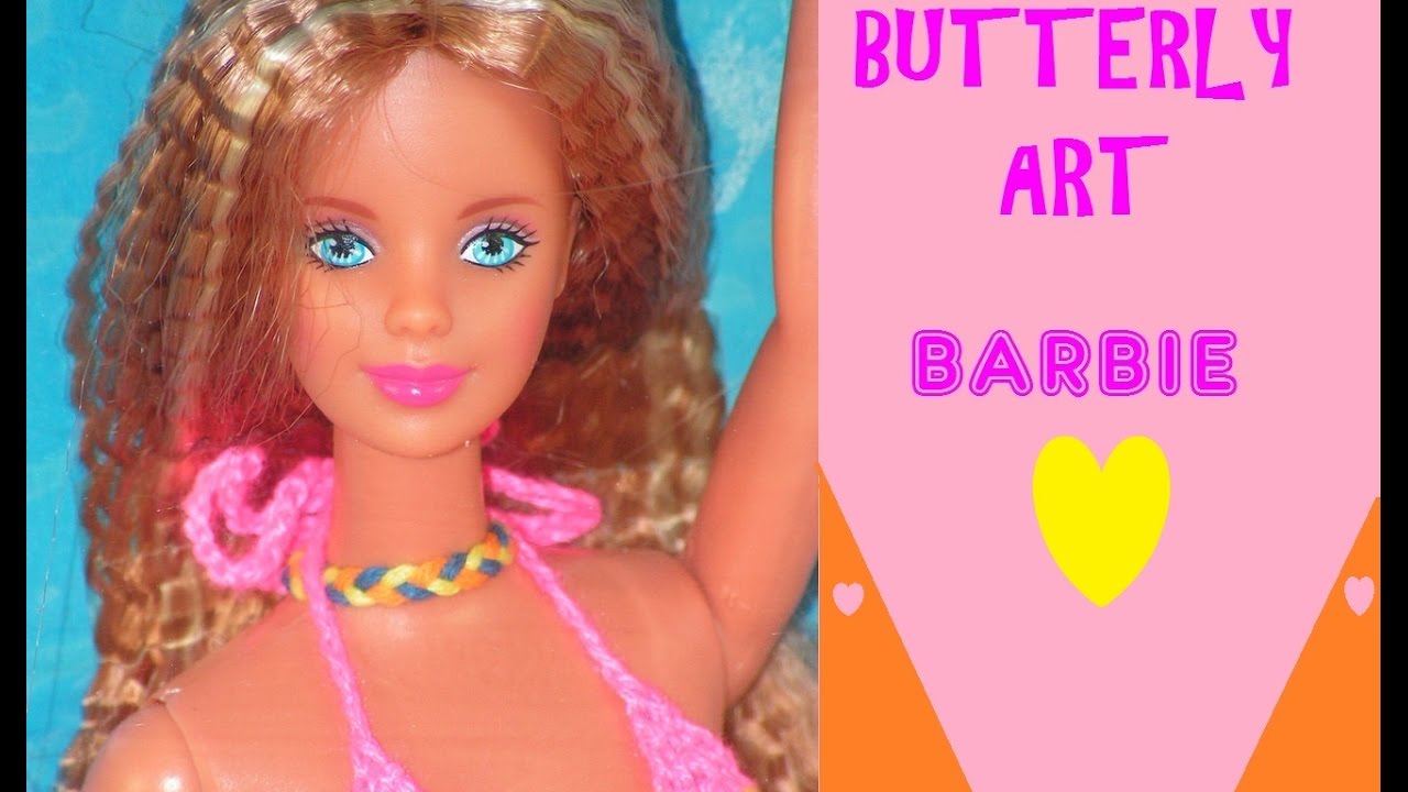 butterfly art barbie