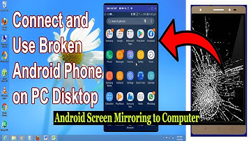 How to use Android Mirror Screen on PC ||  How to access your broken phone from pc in Urdu Hindi