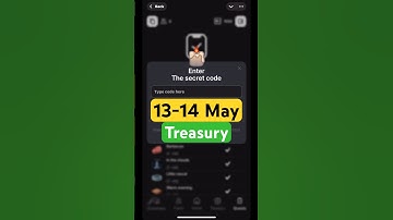 Treasury Secret Code I Treasury today Secret Code | 13 & 14 May Treasury Secret Code  | #treasury |