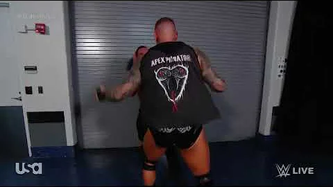 Drew McIntyre attacks once again Randy Orton at the Backstage Area (Full Segment)