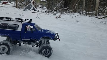 lifted wpl c24 snow tracking