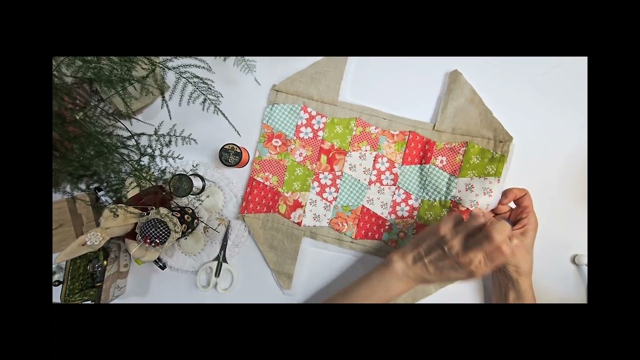 #퀼트 파우치#입큰 파우치