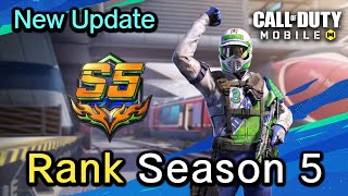 Call Of Duty Mobile New Update รววของรางวล Rank Season 5 Official Trailer