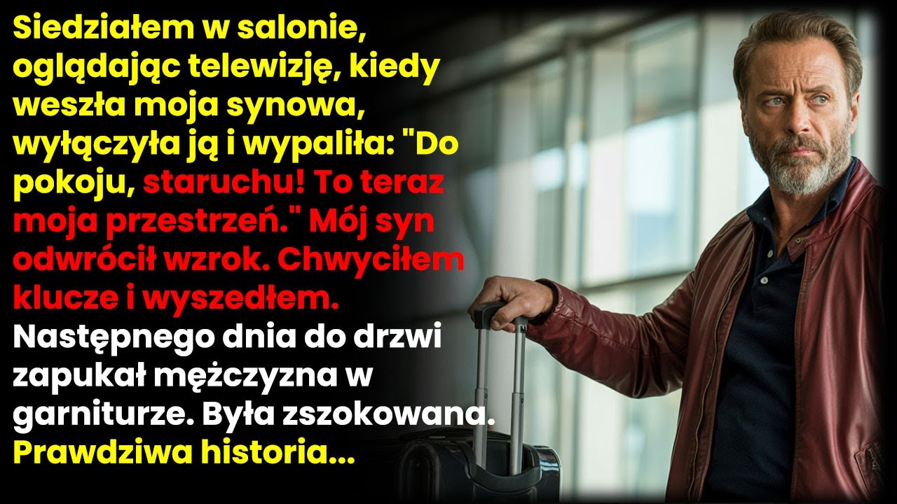 W piątek wieczorem, podczas oglądania wiadomości w moim własnym salonie, synowa wyrwała mi pilota. „Idź do swojego pokoju, starcze. To jest teraz moja przestrzeń” – warknęła, a mój syn stał w...