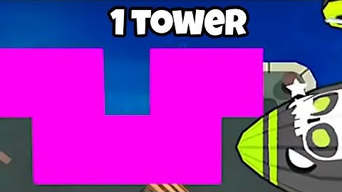 I Tried Beating The MAX Round With Only 1 Tower In Bloons TD Battles 2...