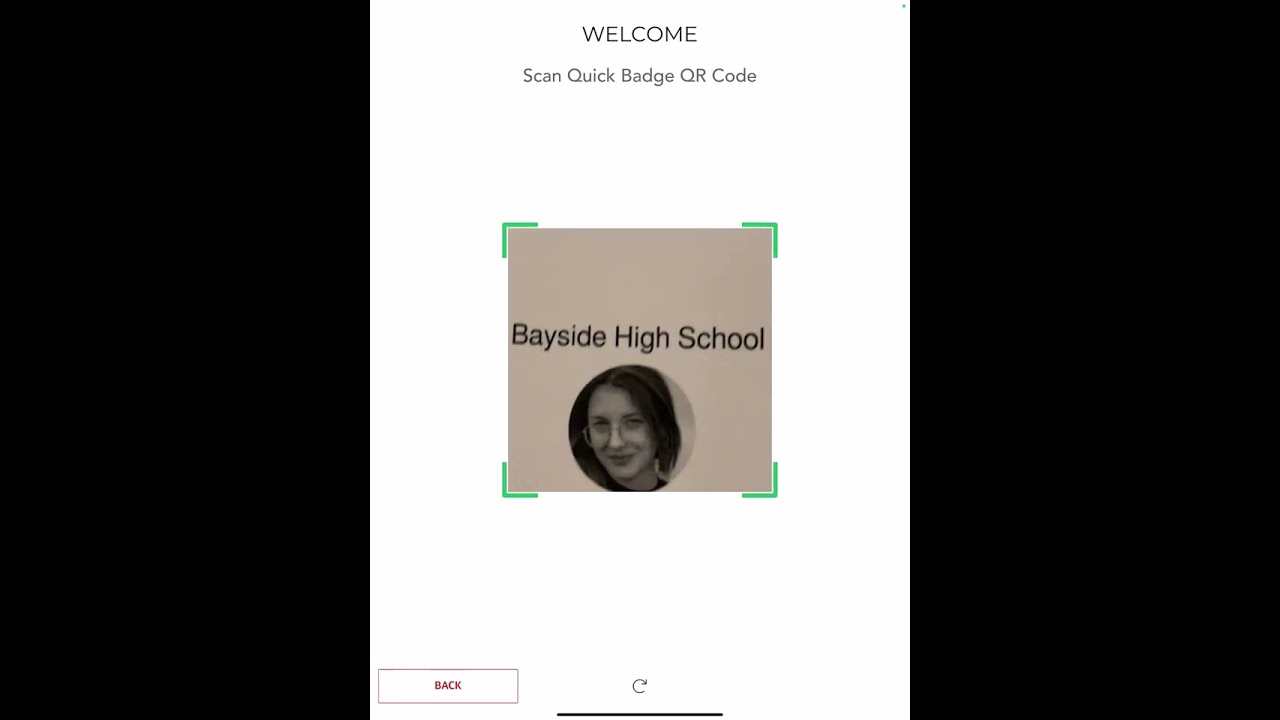 Visitu Quick Badge Sign In on iPad