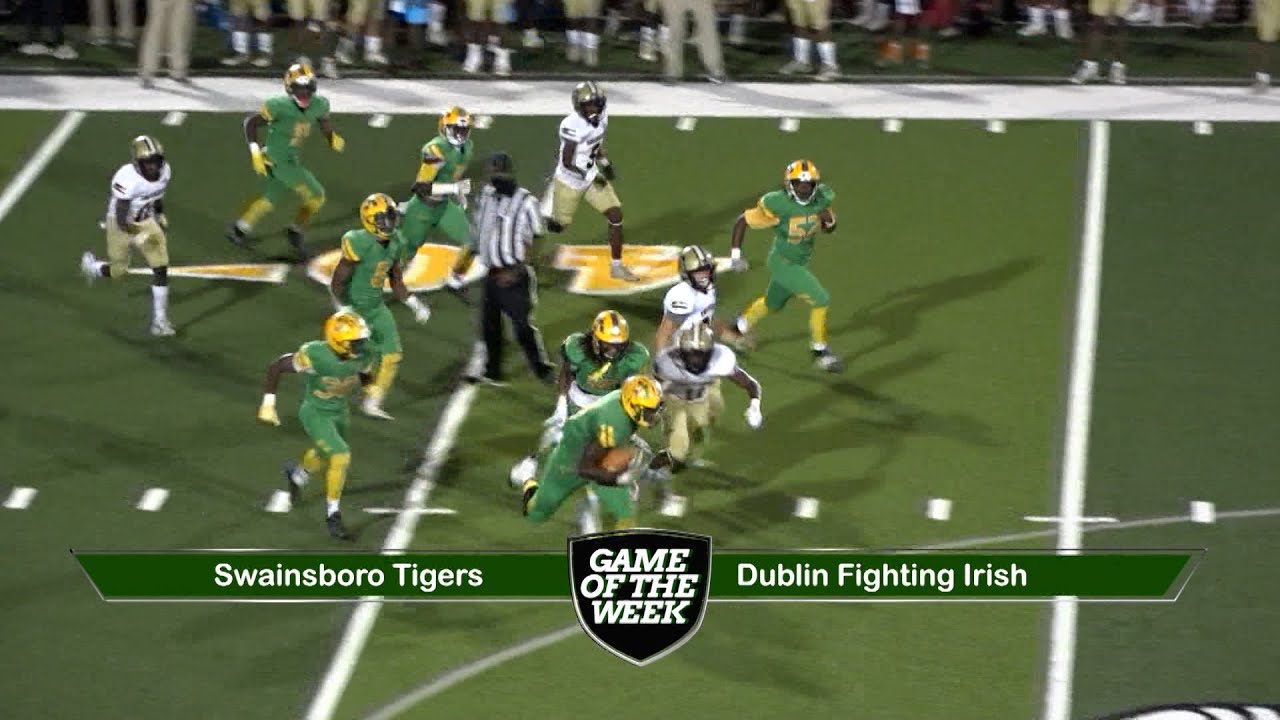 Game of the Week 2022 Swainsboro Tigers vs Dublin Fighting Irish