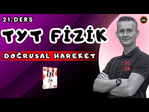 DOĞRUSAL HAREKET KONU ANLATIMI-2 | 2024 TYT FİZİK KAMPI | FİZİKLE BARIŞ| GÜNCEL TYT FİZİK KAMPI