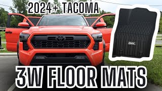 Must Have Premium Floor Mats for 2024+ Toyota Tacoma - 3W Full Review