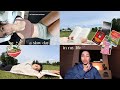 slow day in my life 🍵 | learning french, ab workout, new books, unwinding