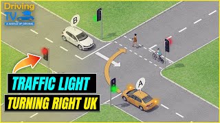 TRAFFIC LIGHT TURNING RIGHT UK | Priority On Turning Right At Traffic Lights!