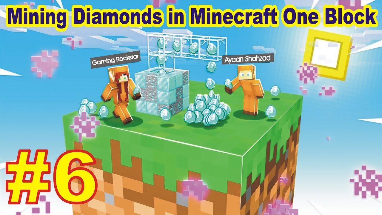 Mining Diamonds for my Armors minecraft one block #5 - YouTube