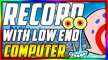 Best OBS Settings For Recording With A Low End PC - How to record with a slow computer