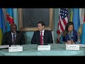 Amb. Olivier J.P. Nduhungirehe's remarks at the signing ceremony of DRC-Rwanda peace  deal