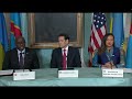 Amb. Olivier J.P. Nduhungirehe's remarks at the signing ceremony of DRC-Rwanda peace  deal