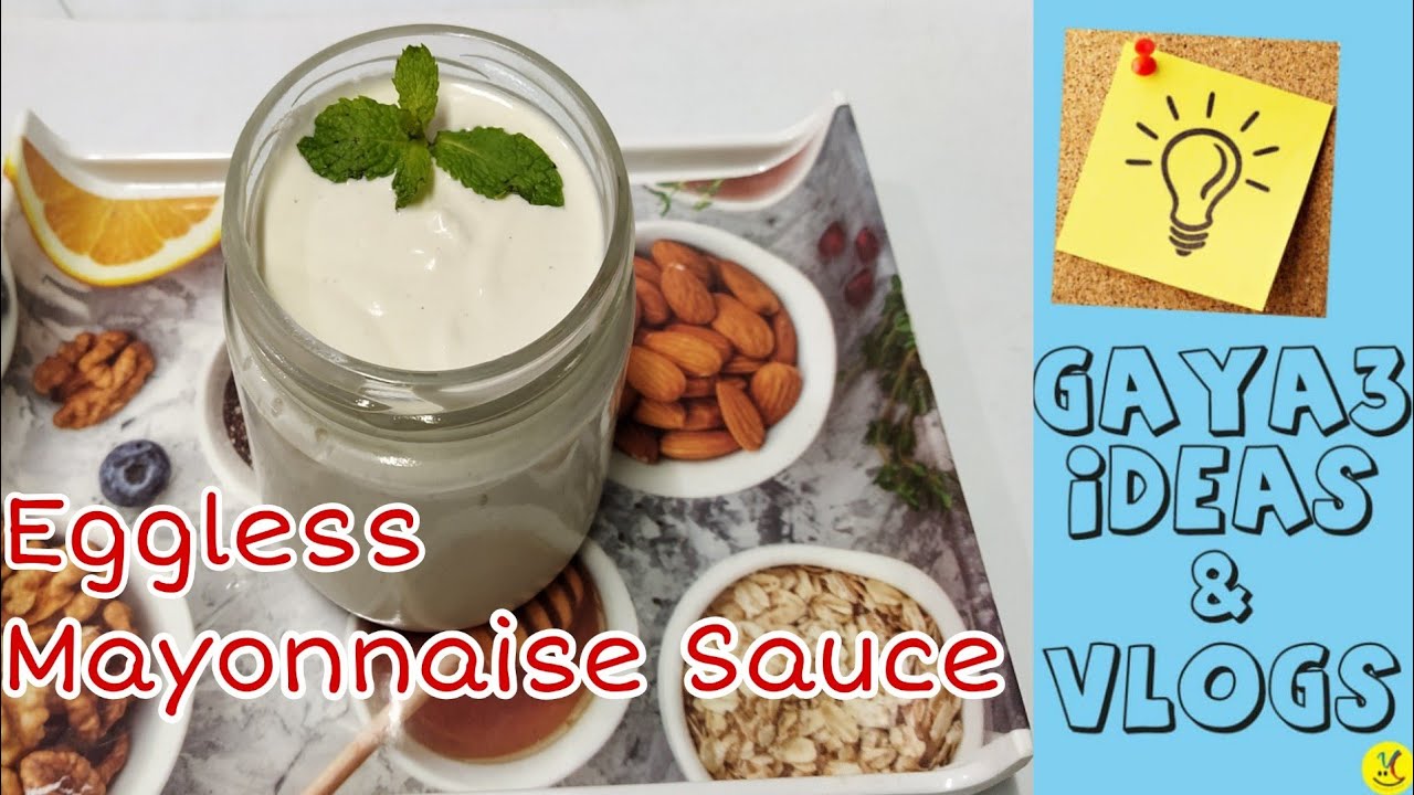 Home Made Mayonnaise Sauce😋Eggless MayonnaiseHow To Make Mayonnaise In Telugu&English