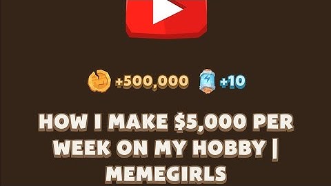 How I Make $5000 Per Week On My Hobby | Memegirls Code |Youtube Video Code Memefi Code 3 September