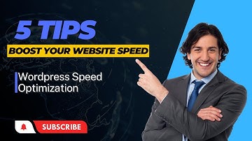 Boost Your Website Speed with 5 Wordpress Speed Optimization Tips
