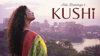 Kushi Title Song  - Cover | Aditi Bhavaraju | Vijay Deverakonda, Samantha | Hesham Abdul Wahab