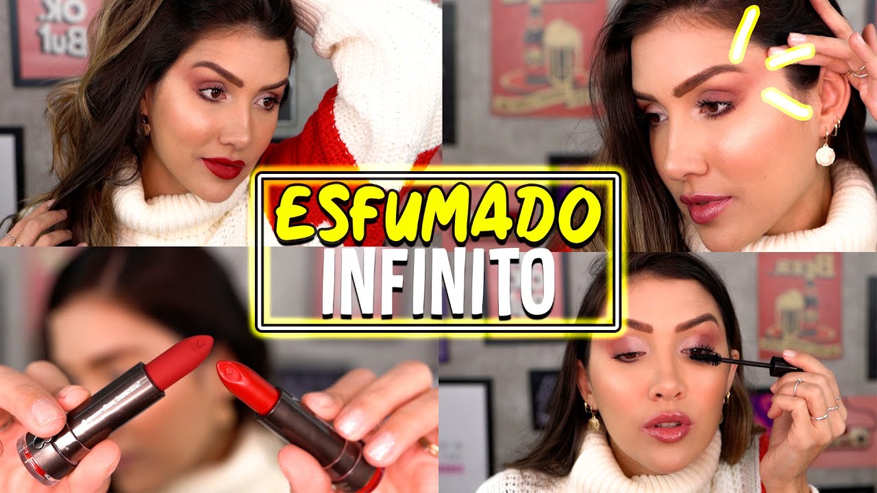 TESTANDO MAKES e COMO FAZER ESFUMADO INFINITO