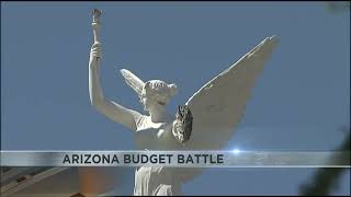Hobbs pushes back on Republican budget, demands school funding