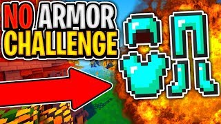 NO ARMOR CHALLENGE (Minecraft Pocket Edition Hunger Games) @CastCentralLP