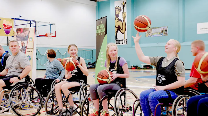 Pender School Wheelchair Basketball at Canadian Fo...