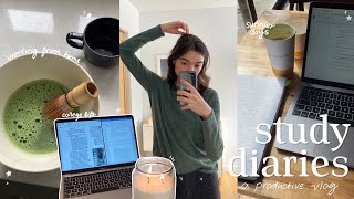 study diaries | college life, warmer weather & working from home