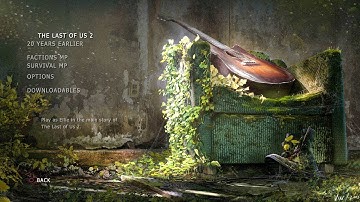 The Last of Us 2 - LEAKED Main Menu & Loading Screen Design!