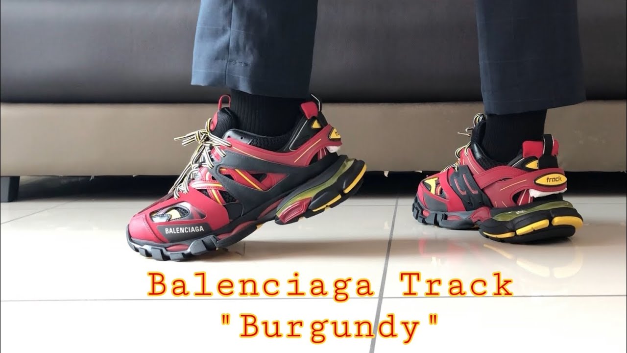 Balenciaga Track “Burgundy” Unboxing 