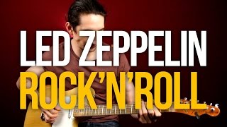 картинка: Как играть на гитаре Led Zeppelin Rock'n'Roll - Уроки игры на гитаре Первый Лад