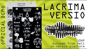 Lacrima Versio - Autowah from Hell on Versio DSP Platform - official modular synth demo