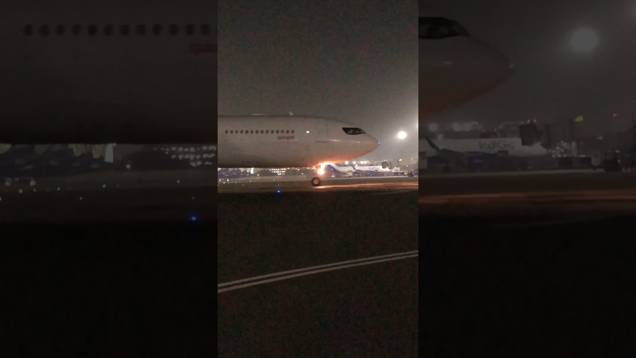 AirBus-340 | Spice-Jet | Taxiing | 