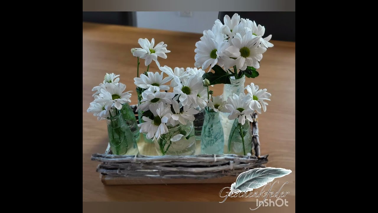 Shabby chic Blumenbrett