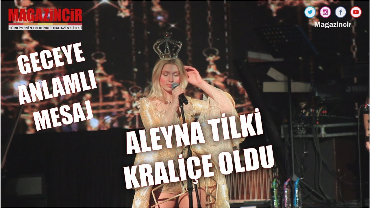 Aleyna Tilki Kraliçe Oldu - Geceye Anlamlı Mesaj