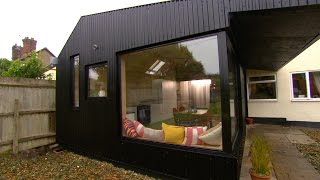 Building a low cost extension using farmhouse materials - The 100k House: Tricks of the Trade - BBC