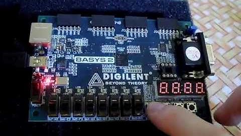 Contador de bits Basys 2 FPGA