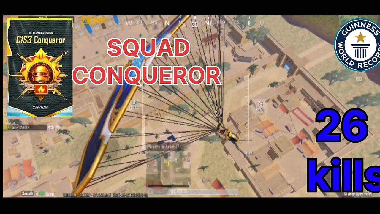 My new Season Record 😱 26 kills in 2 minutes video 🔥 Squad conquer ...