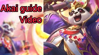 Hero guide - Akai the panda warrior #mobilelegends #mlbb #heroguide #akaimlbb screenshot 5