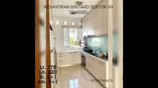 RUMAH BAGUS KEBAYORAN VILLAGE BINTARO SEKTOR VII TANGSEL